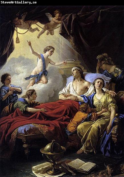 Louis Jean Francois Lagrenee Allegory on the Death of the Dauphin